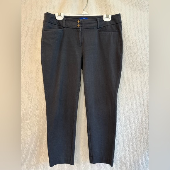 Apt. 9 Denim - Apt. 9 Torie Women’s Gray Crop Pants Size: 12